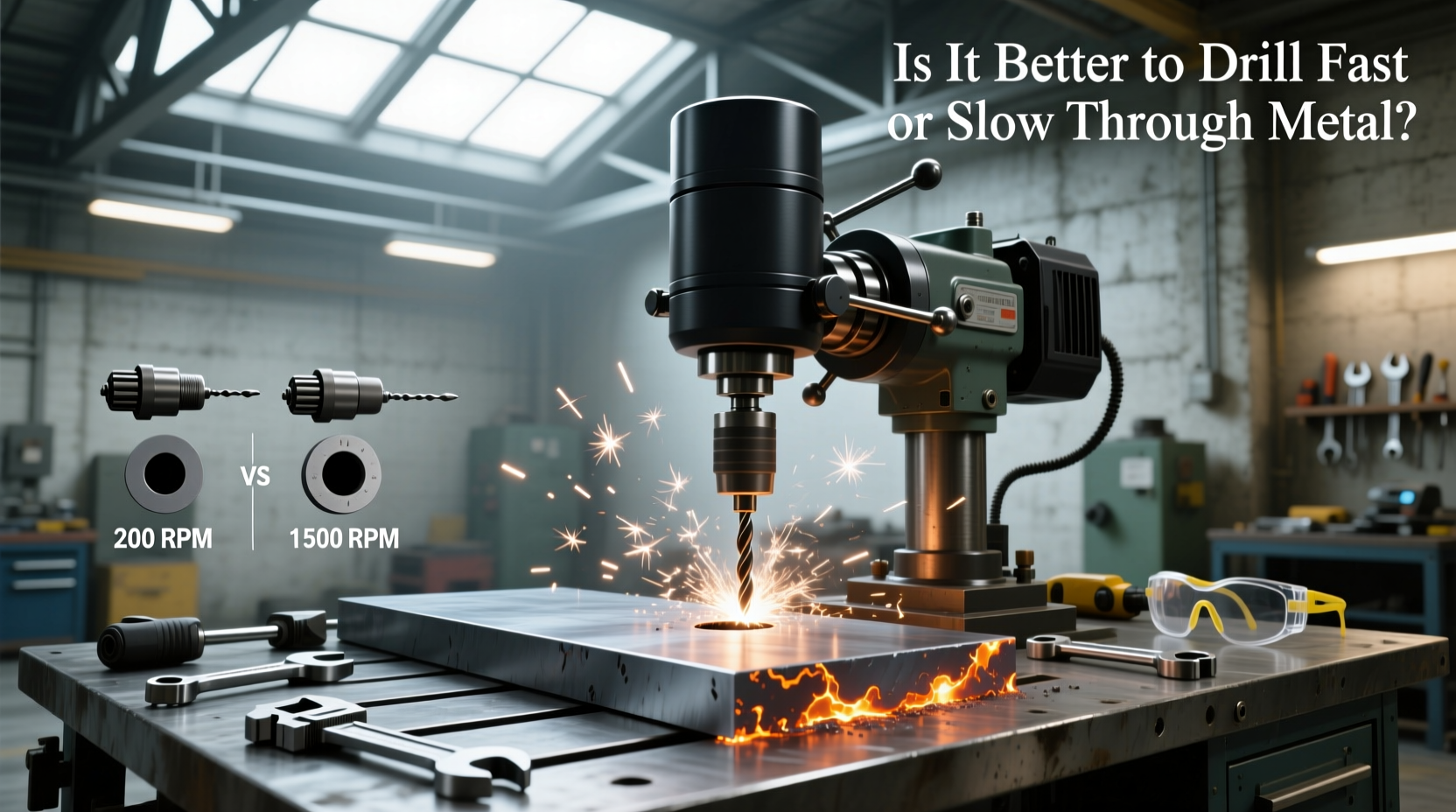 How to choose drill muffler,Is it better to drill fast or slow through metal?