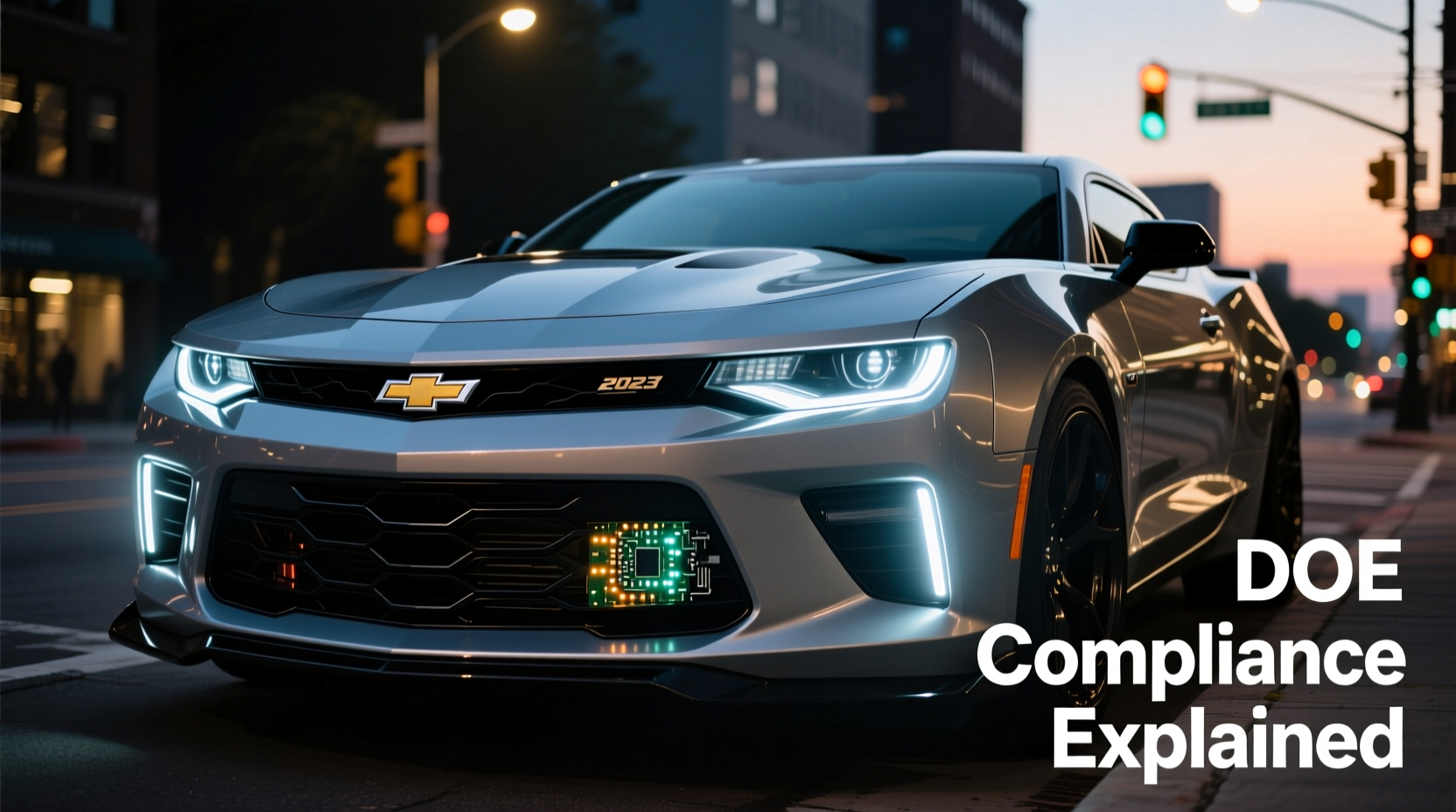 2023 camaro led headlights doe compliance
