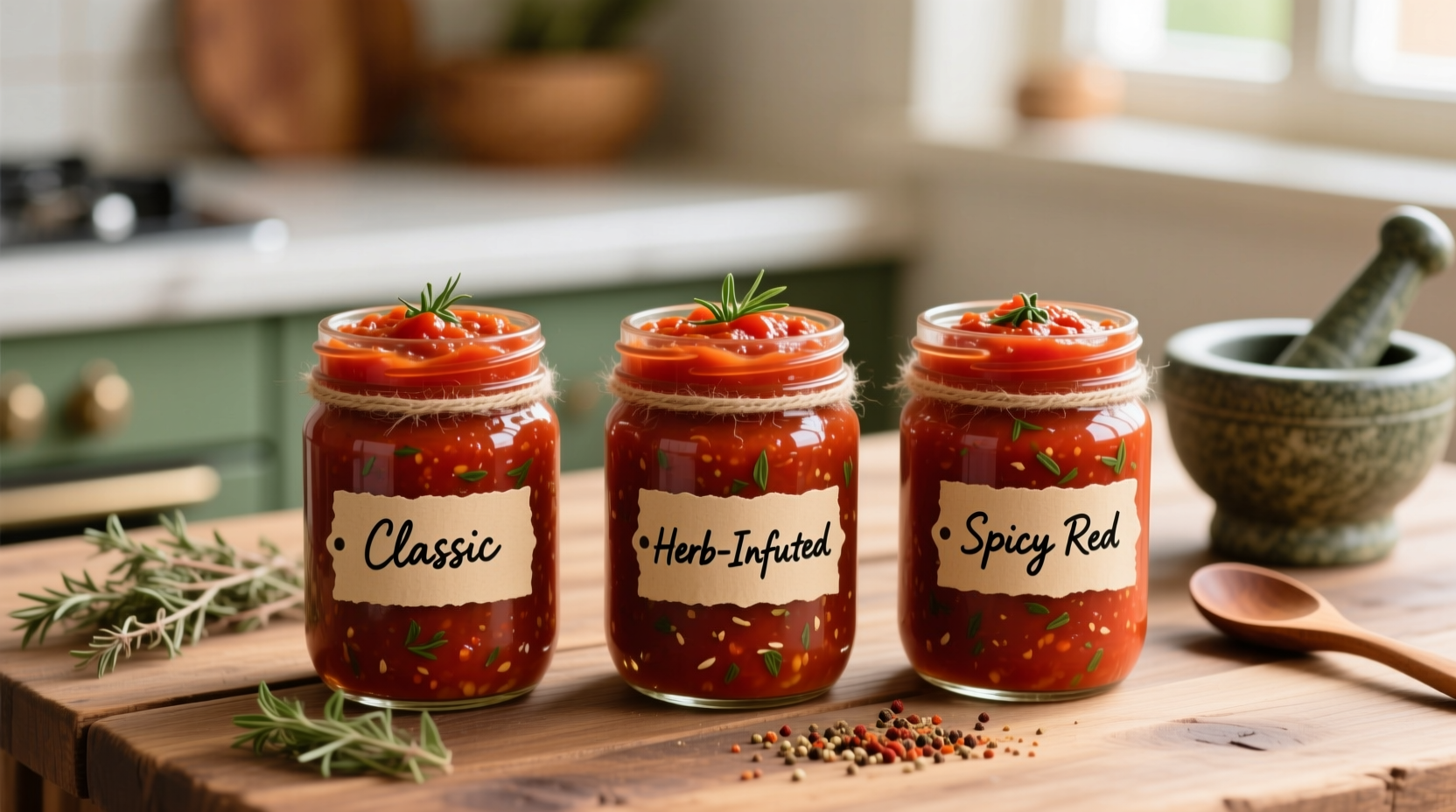 Homemade tomato paste substitute in mason jars