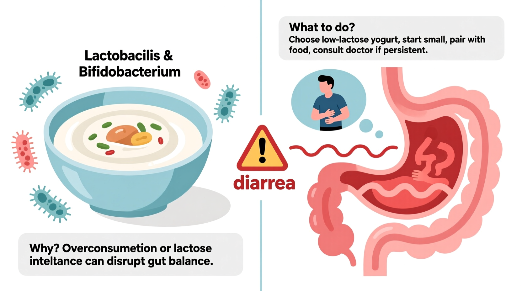 yogurt and diarrhea why it happens what to do