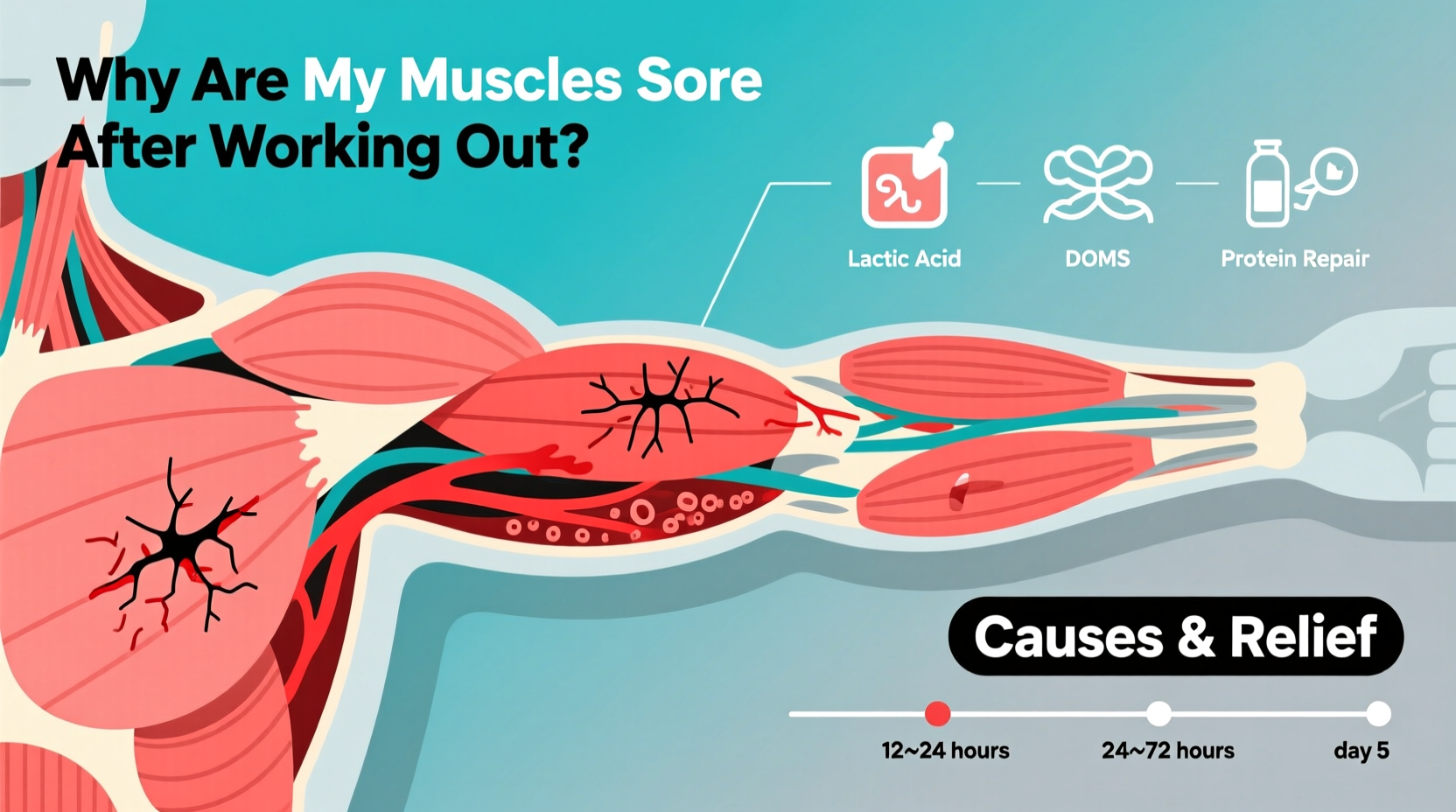 why are my muscles sore after working out causes relief 3