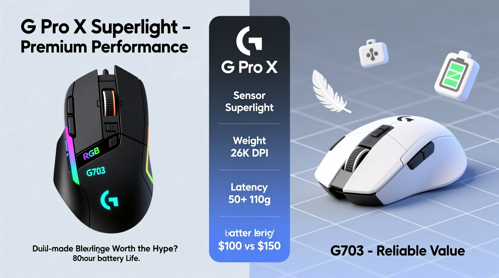 Logitech G703 Vs G Pro X Superlight Is The Superlight Worth The