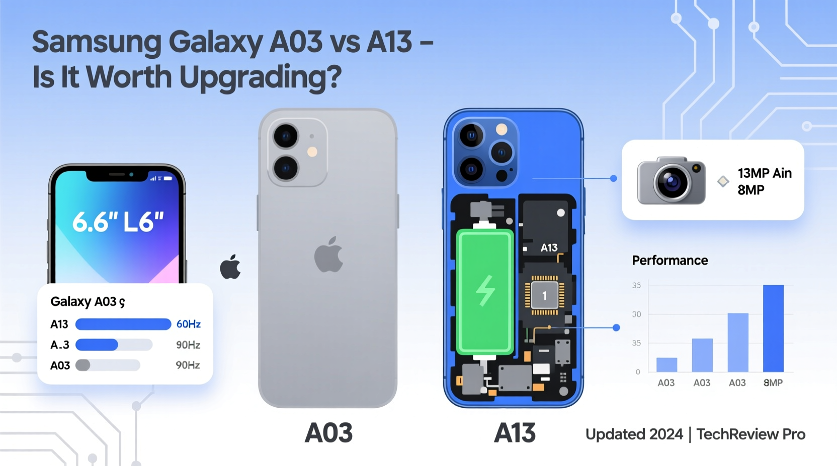 samsung galaxy a03 vs a13 is it worth upgrading