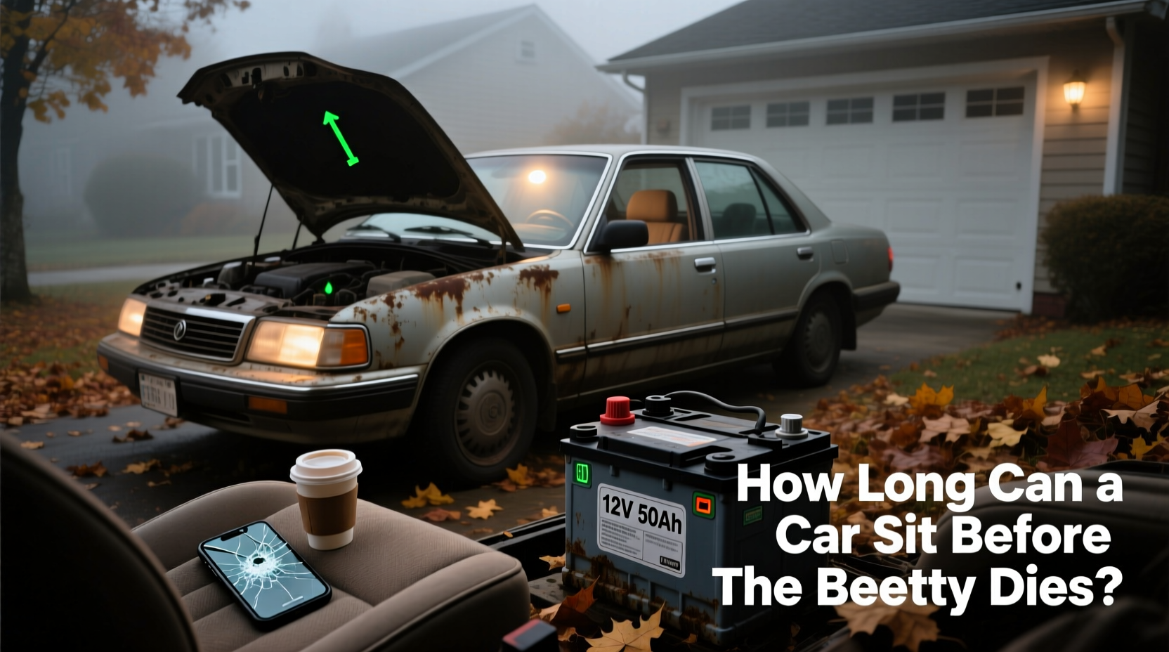 how long can a car sit before the battery dies