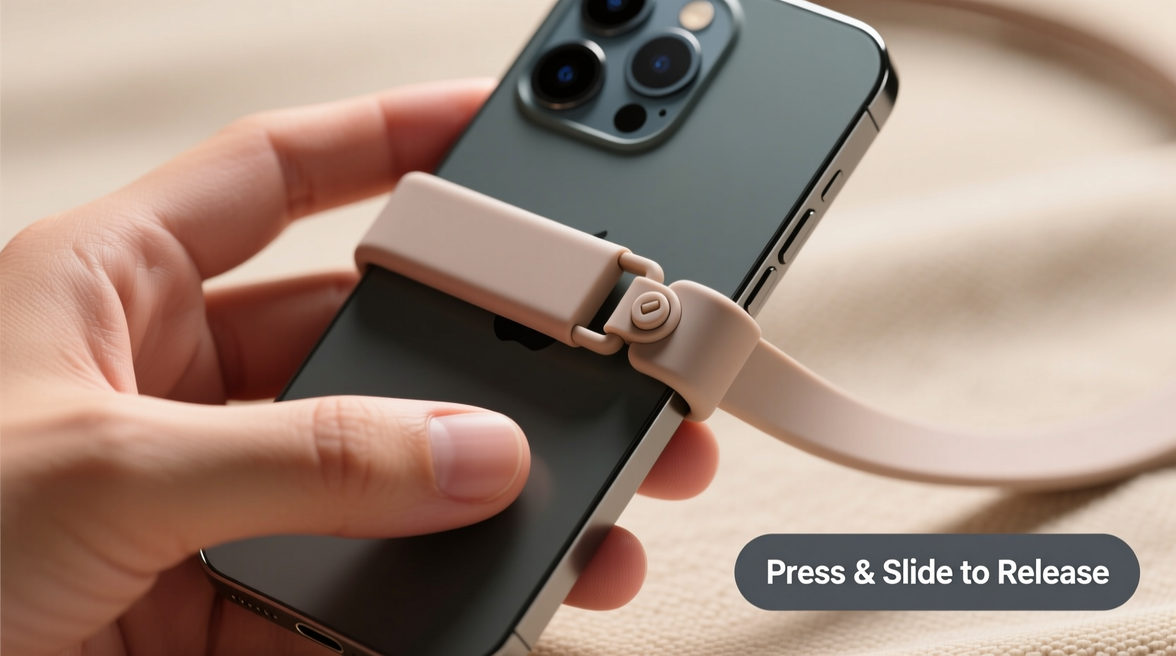 how to safely remove and detach your phone wristband lanyard without damage