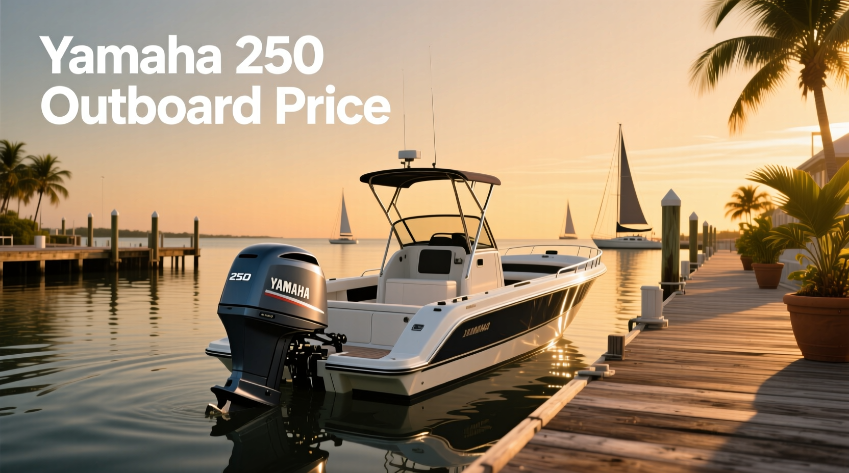 What affects the price of a Yamaha 250 outboard engine?