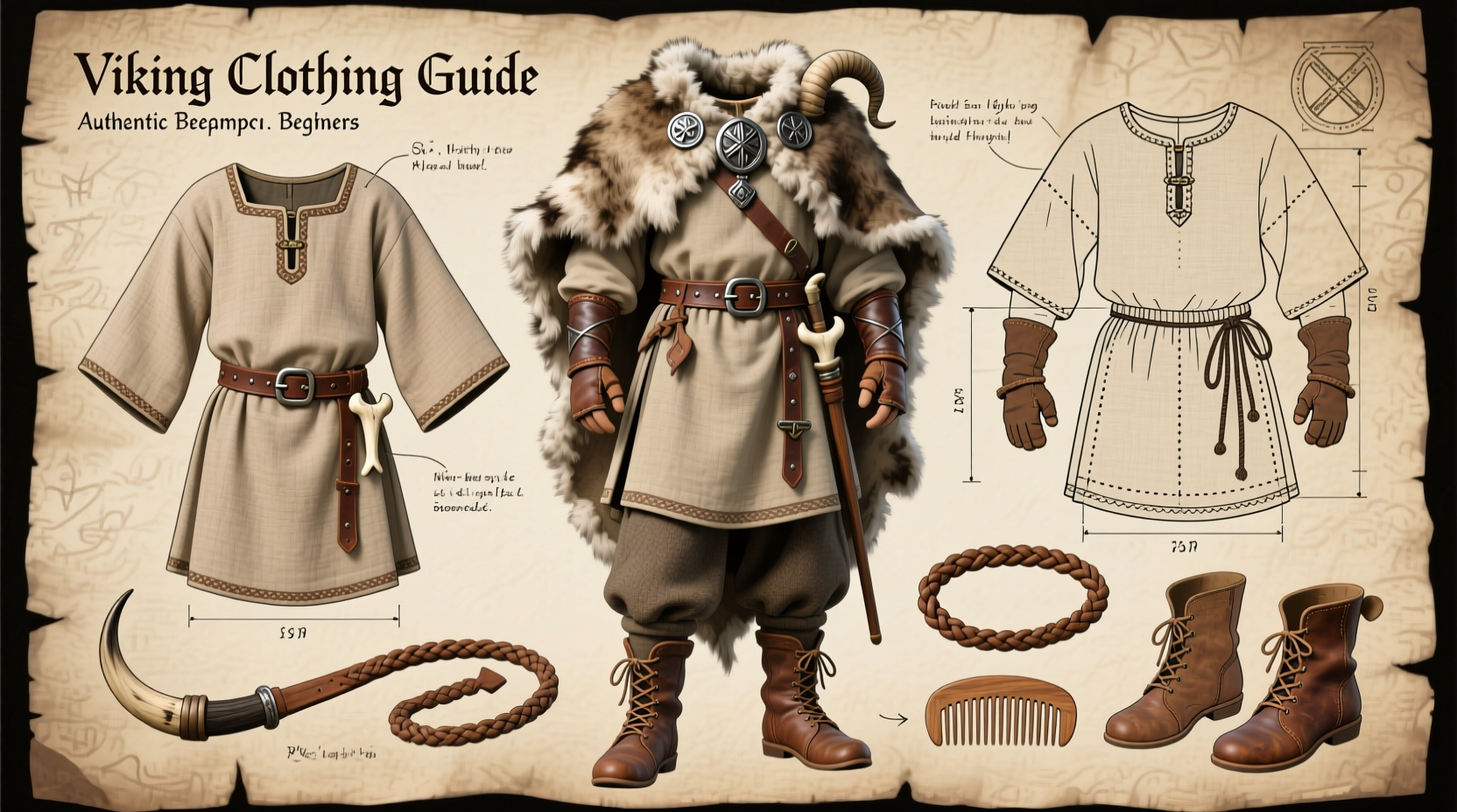 how to make authentic viking clothes a step by step guide for beginners