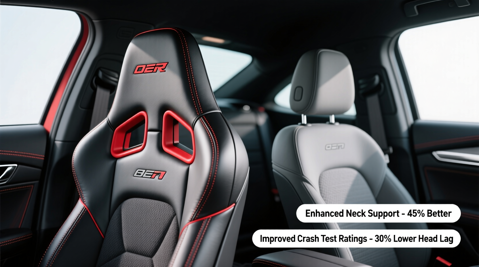 sport vs oem headrest test