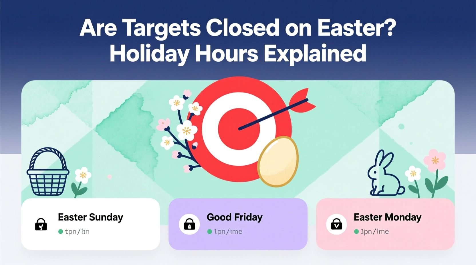 are targets closed on easter