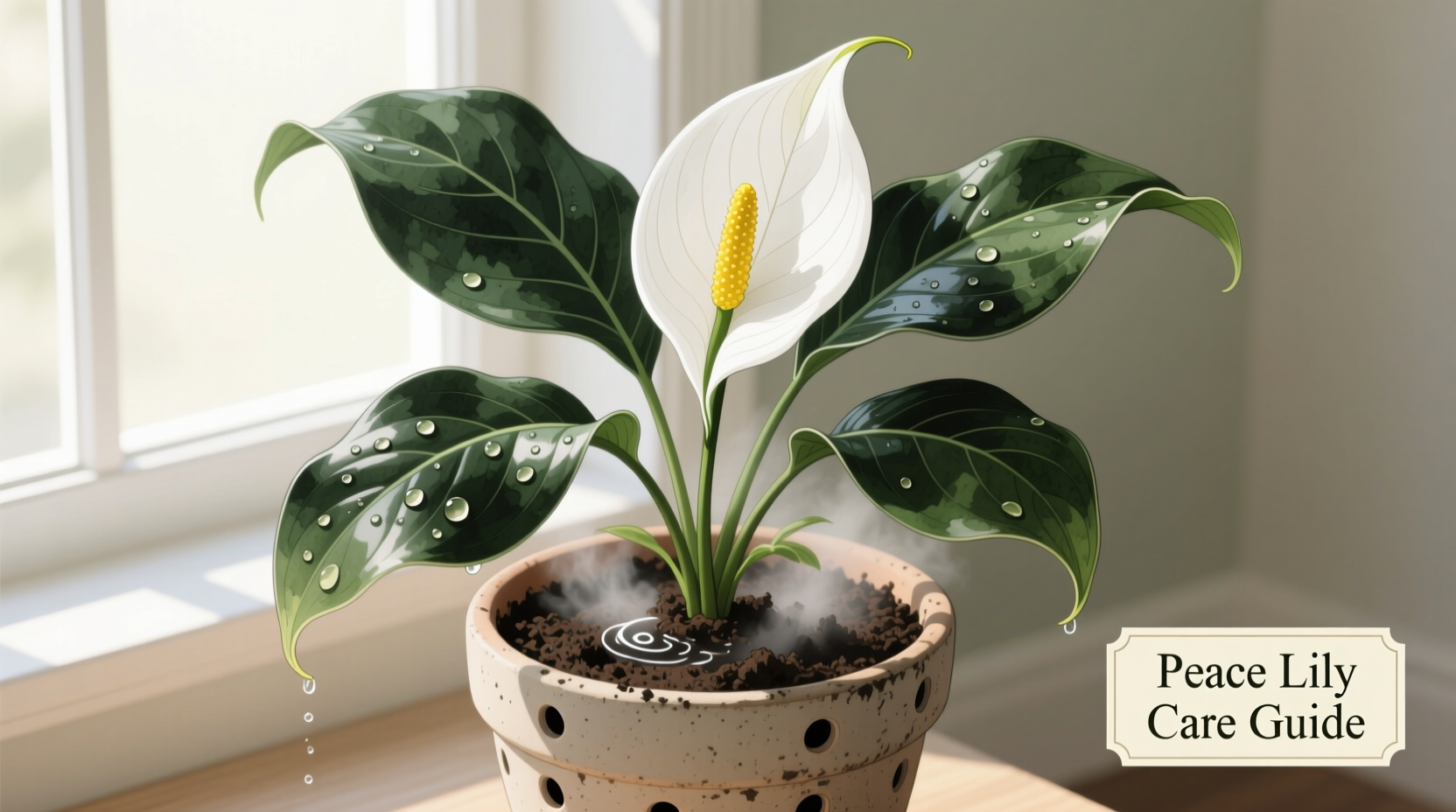 how to maintain peace lily plant