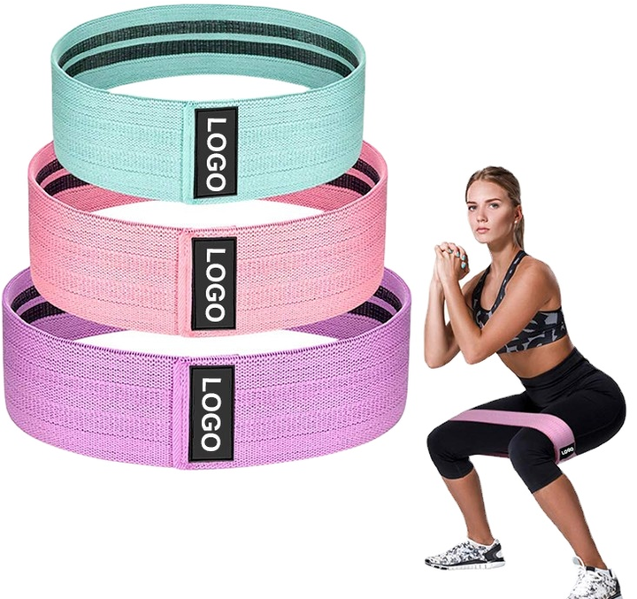 Custom Color Logo Resistance Bands Set For Home Workout Oem