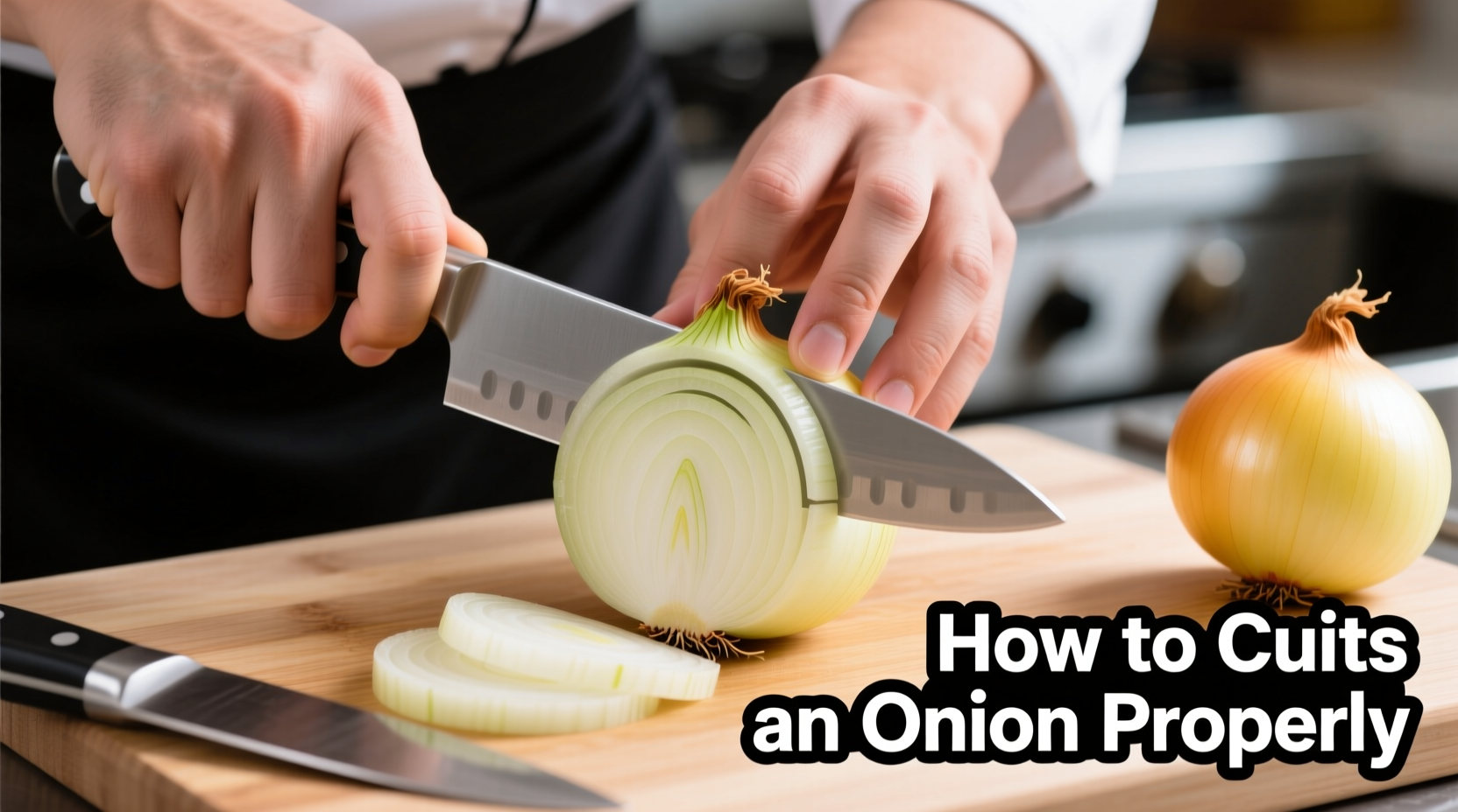 how to cut an onion properly
