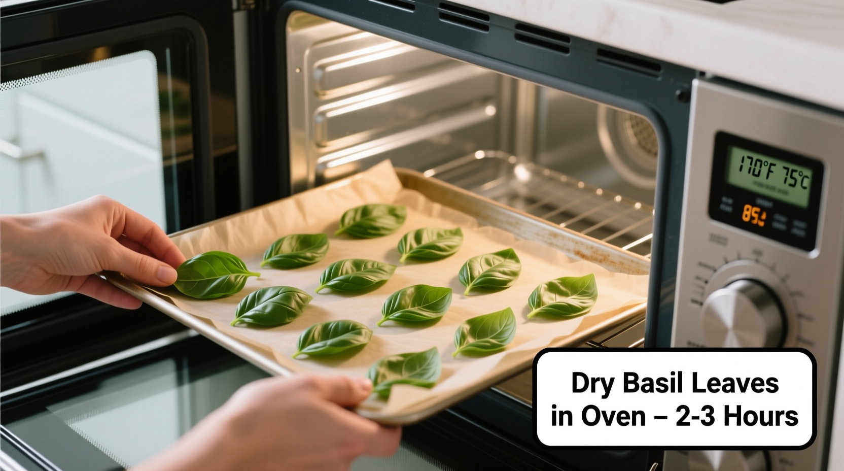 How to Dry Basil Leaves in Oven Quickly & Safely