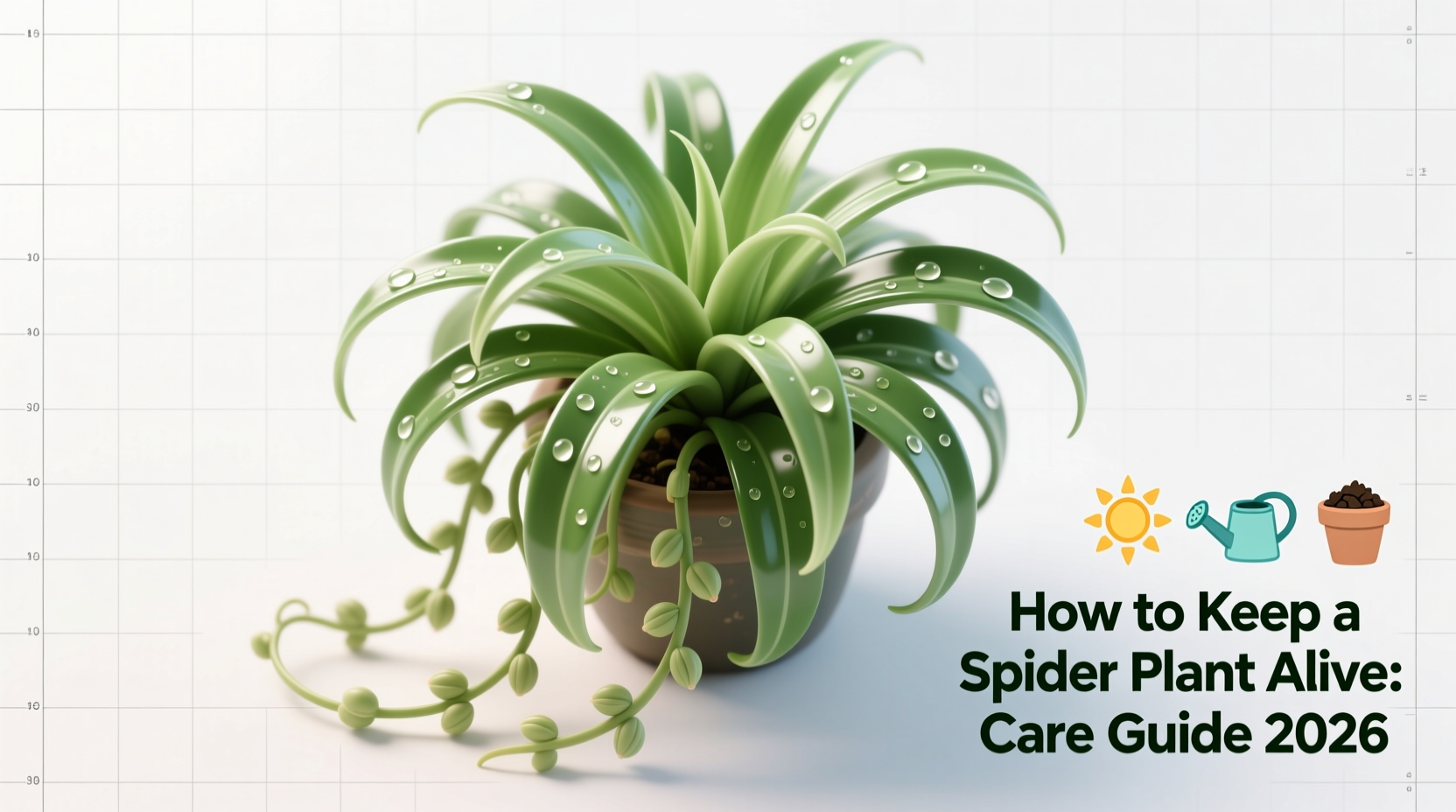 how to keep a spider plant alive