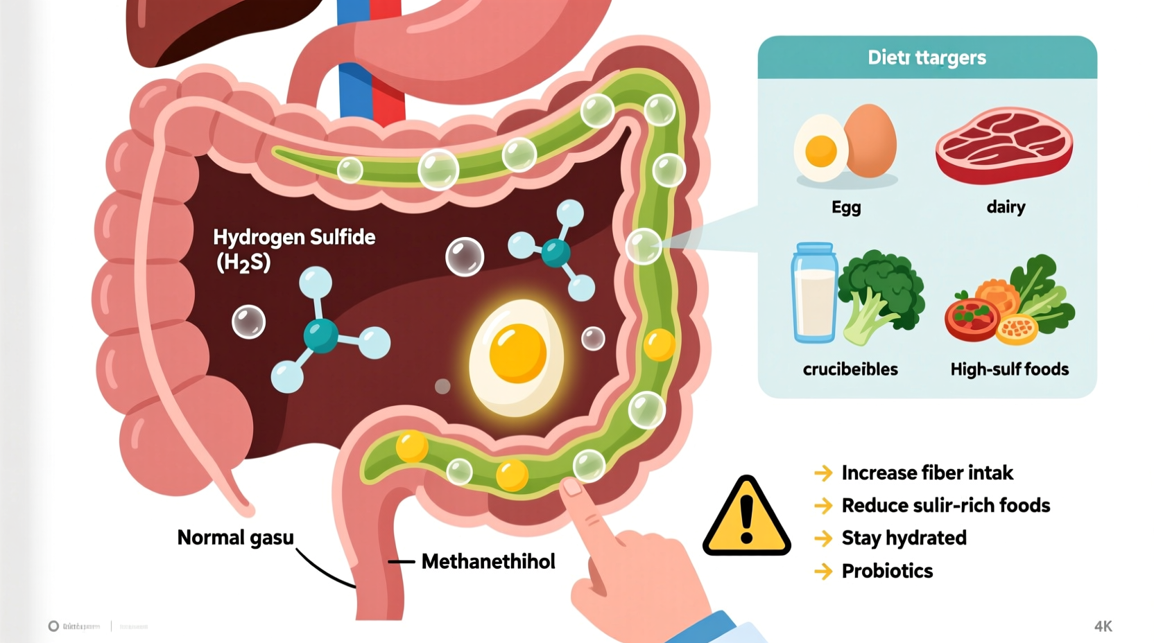 why do my farts smell like eggs causes and what to do