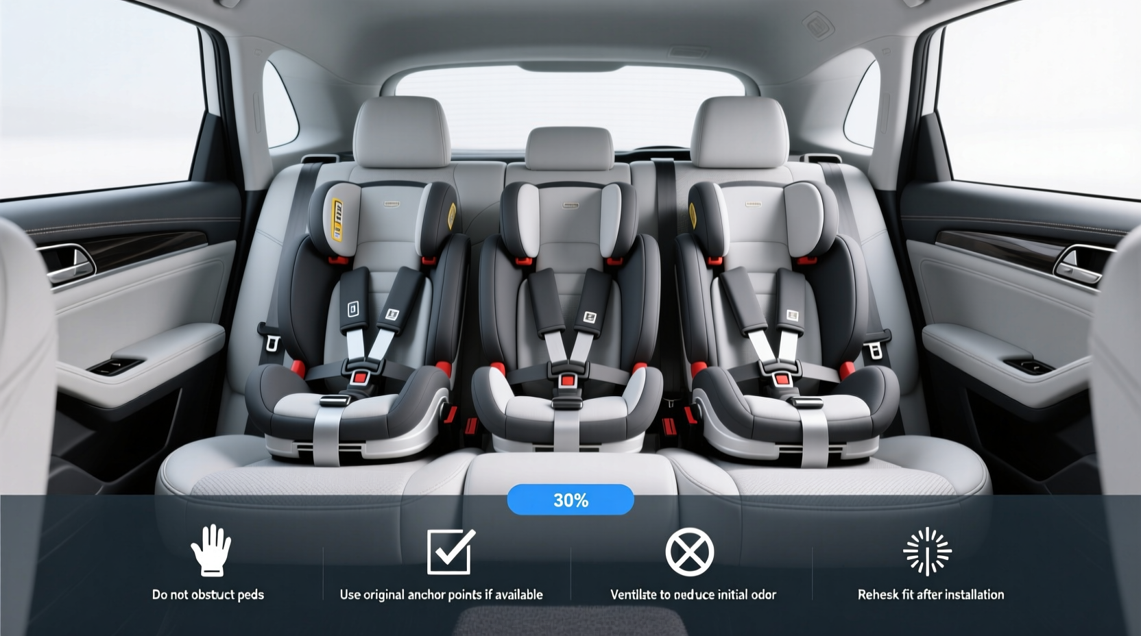 best small suvs to fit 3 booster seats