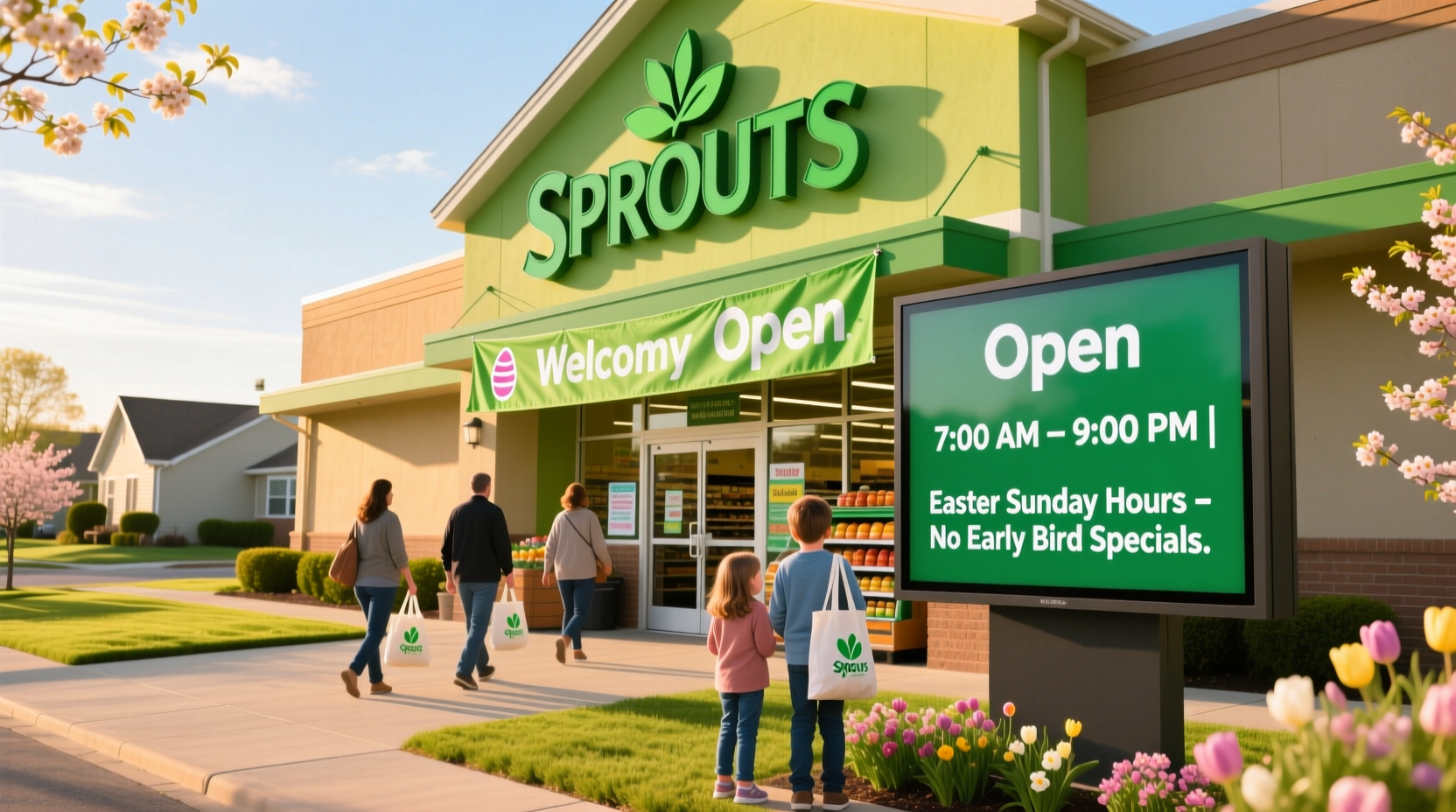 is sprouts open on easter sunday