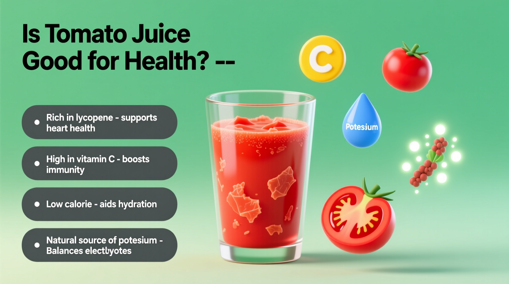 Tomato Juice Health Benefits: Science-Backed Facts