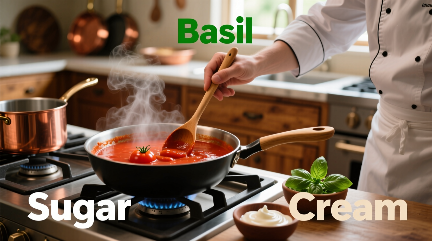 how do you cut the acidity in tomato sauce