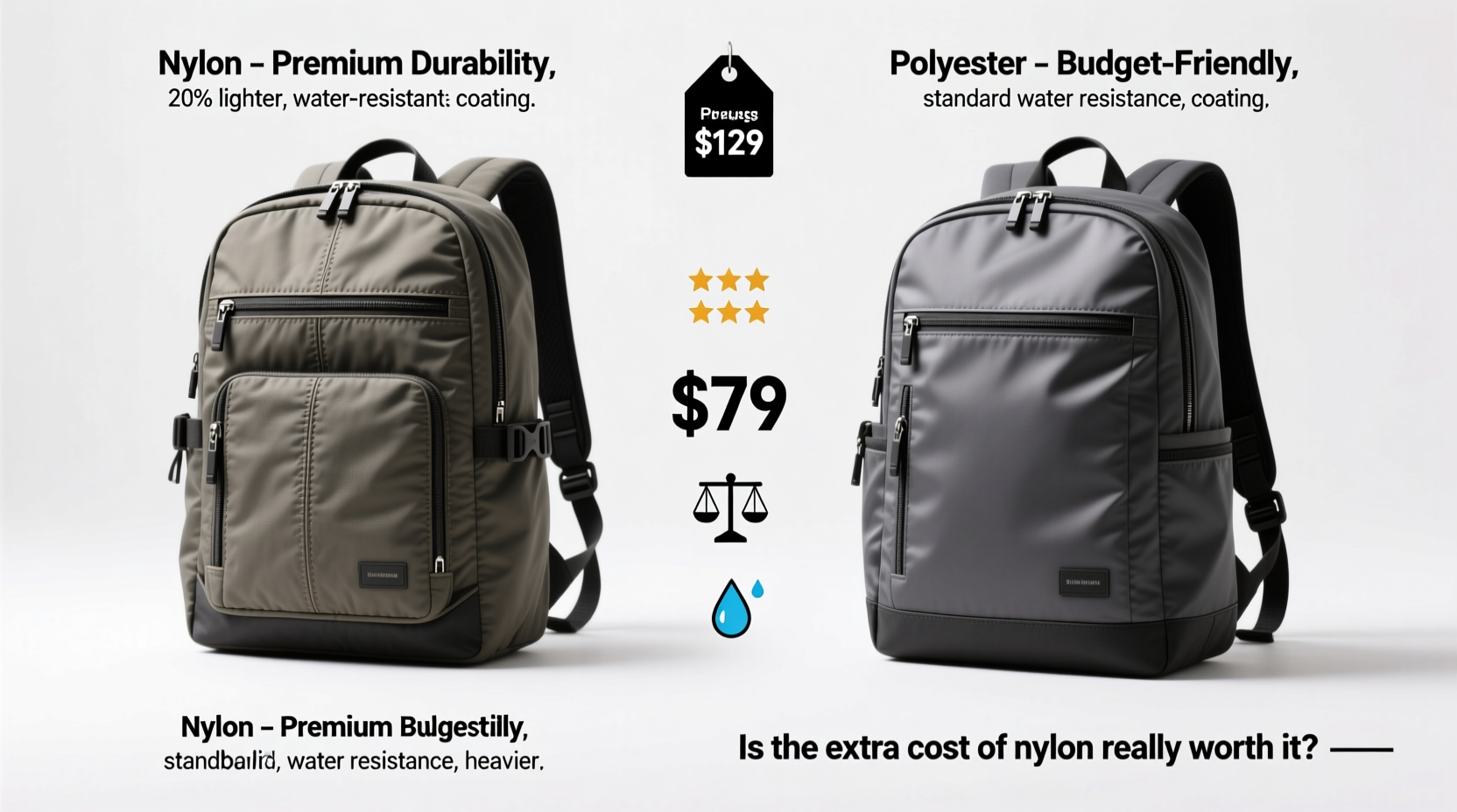 nylon vs polyester backpacks is the extra cost of nylon really worth it