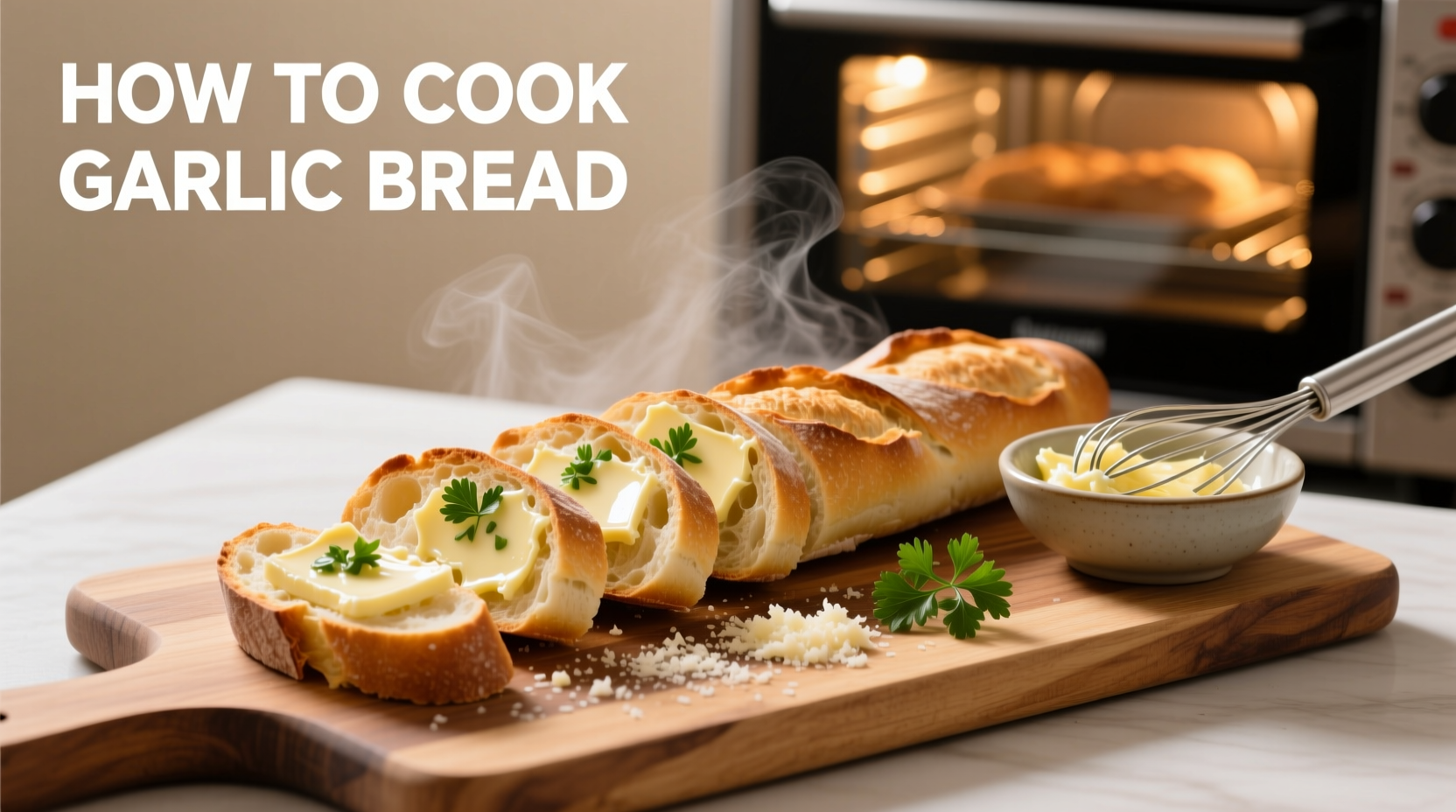 how to cook garlic bread
