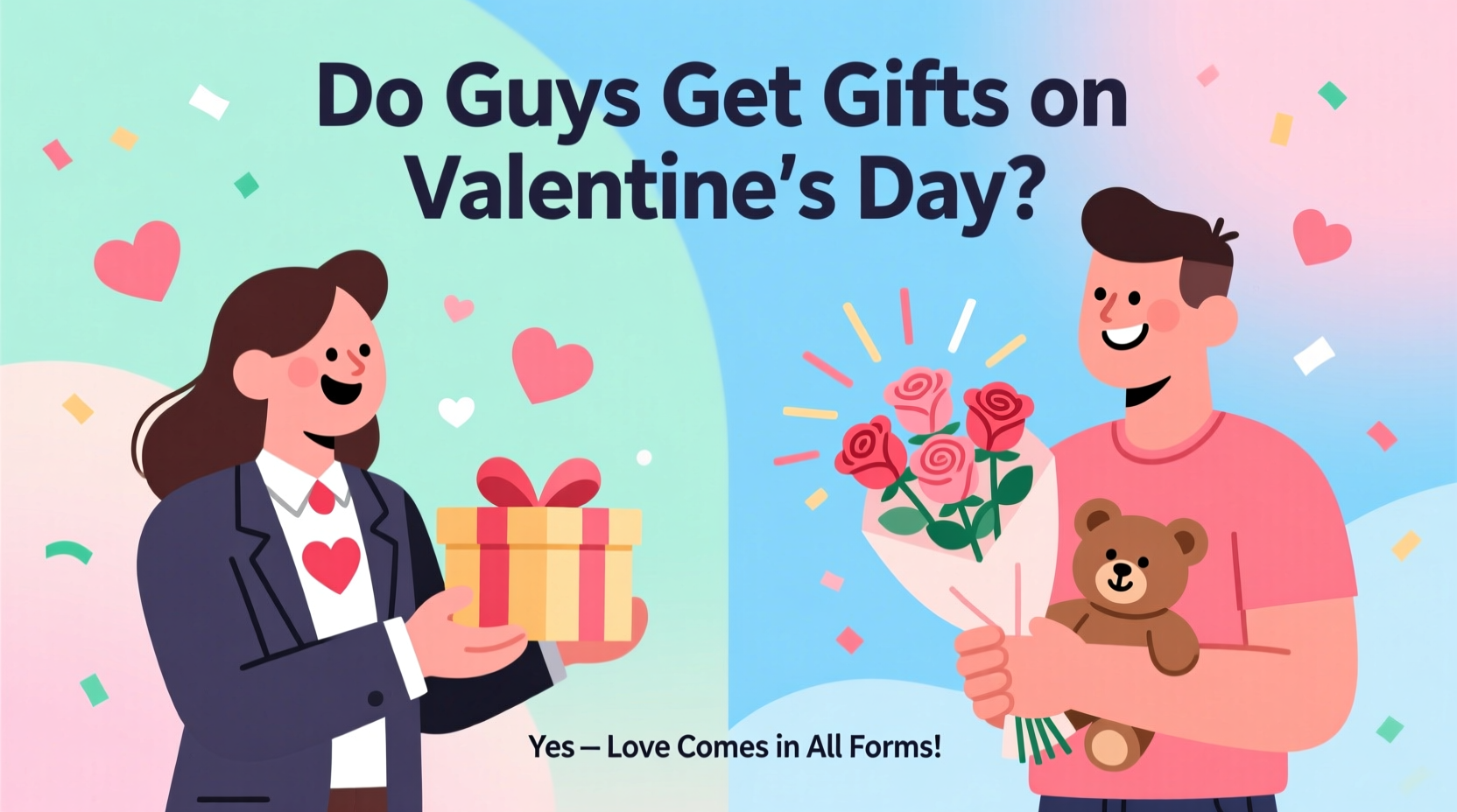 do guys get gifts on valentines day