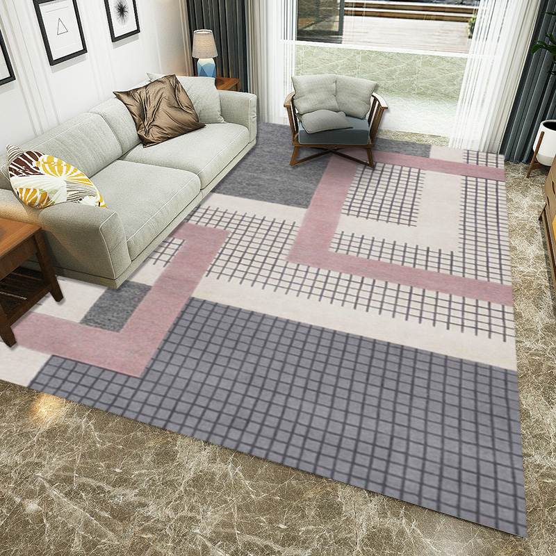 High quality Nordic style non-slip soft comfortable carpet  kitchen bedroom and living room mat carpet luxury