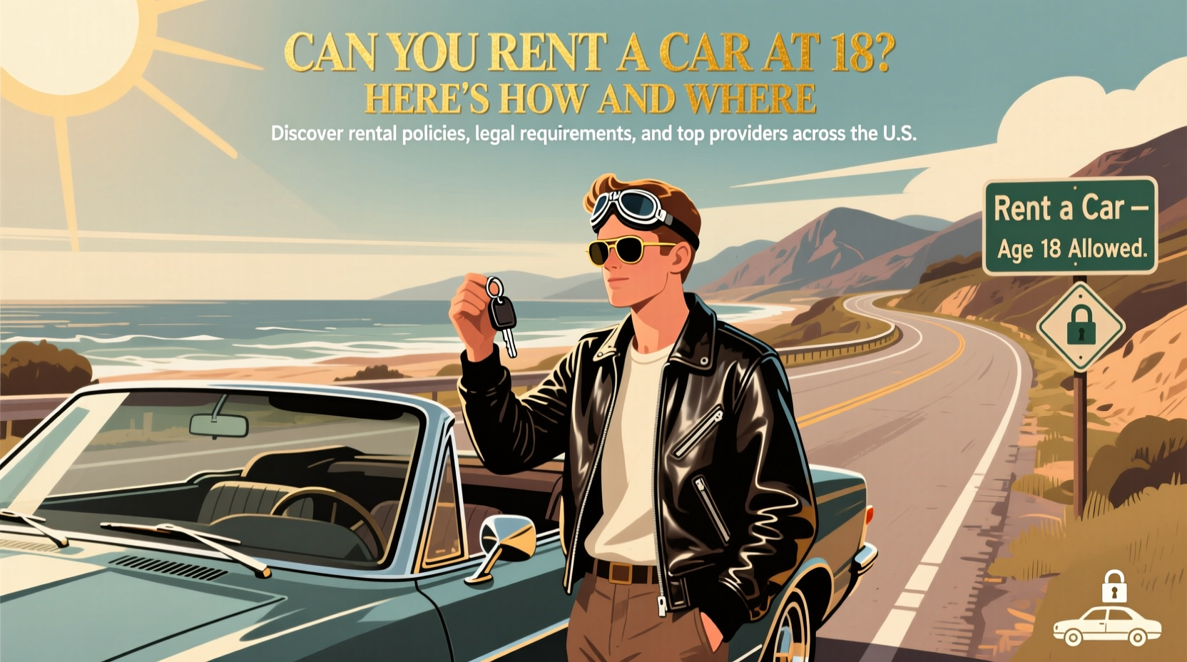 how can i rent a car at 18