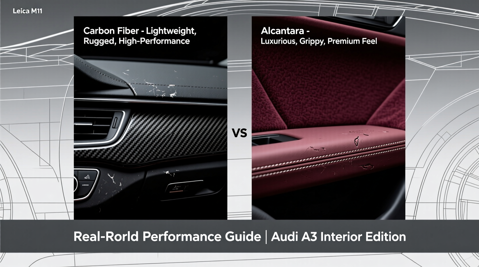 a3 carbon vs alcantara