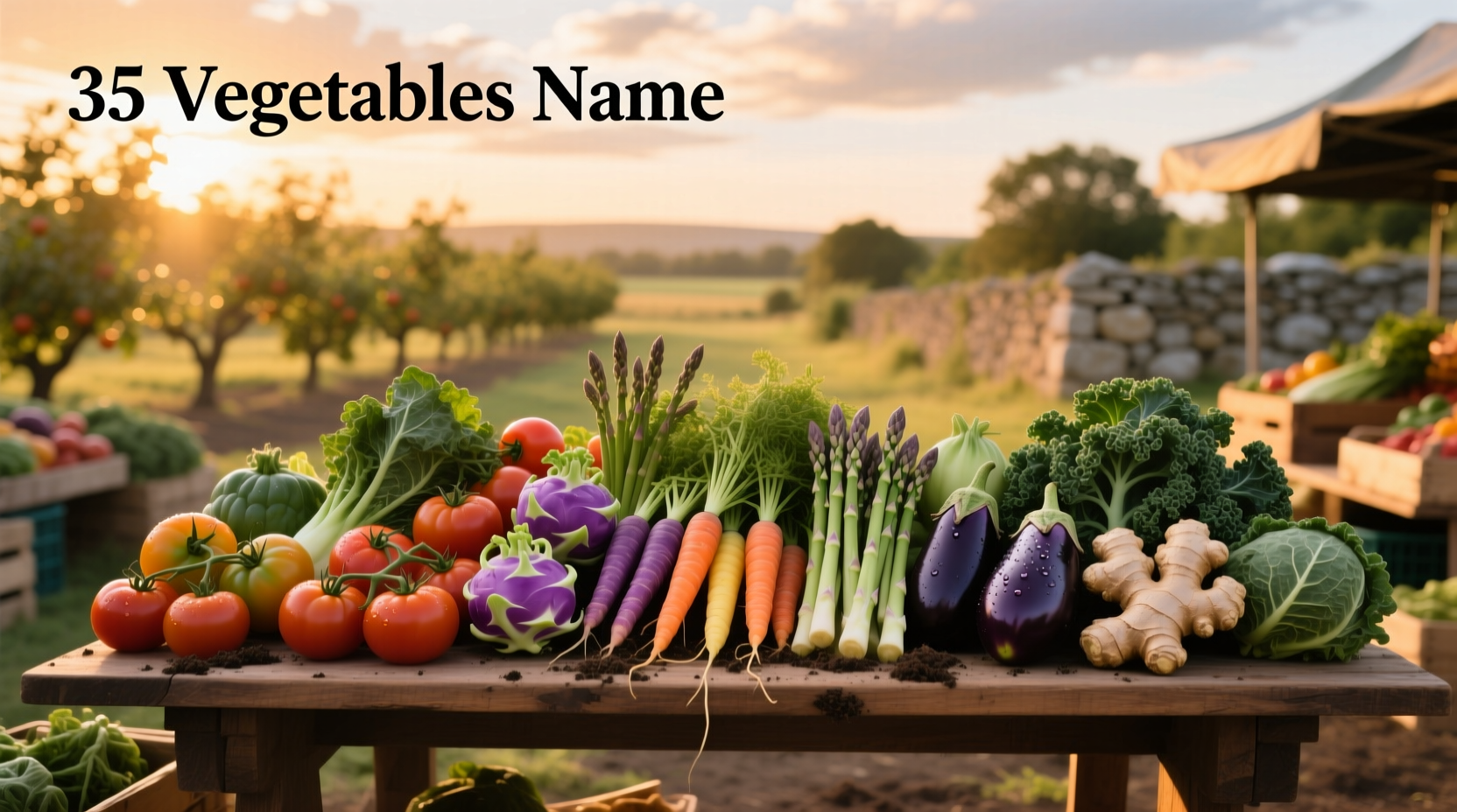 35 vegetables list guide