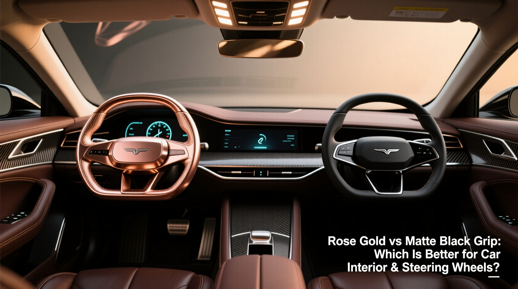 rose gold vs matte black grip