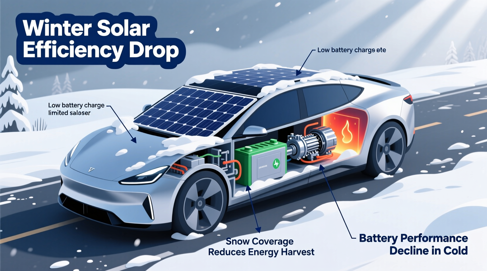 solar car refreshner winter failure