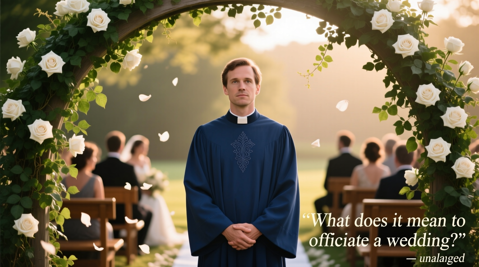 what does it mean to officiate a wedding