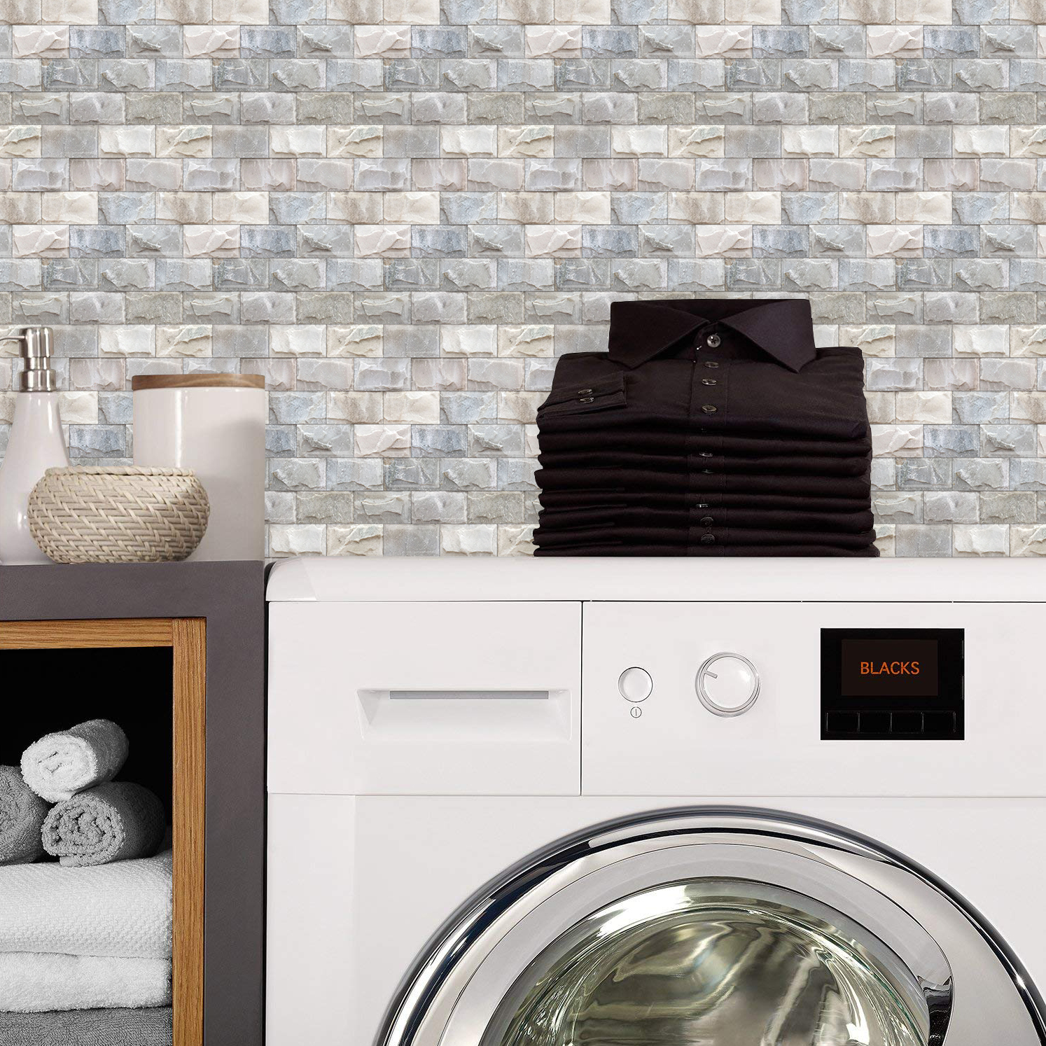 Three-dimensional stone wall stickers great wall sticker 3D effect 3m wall sticker