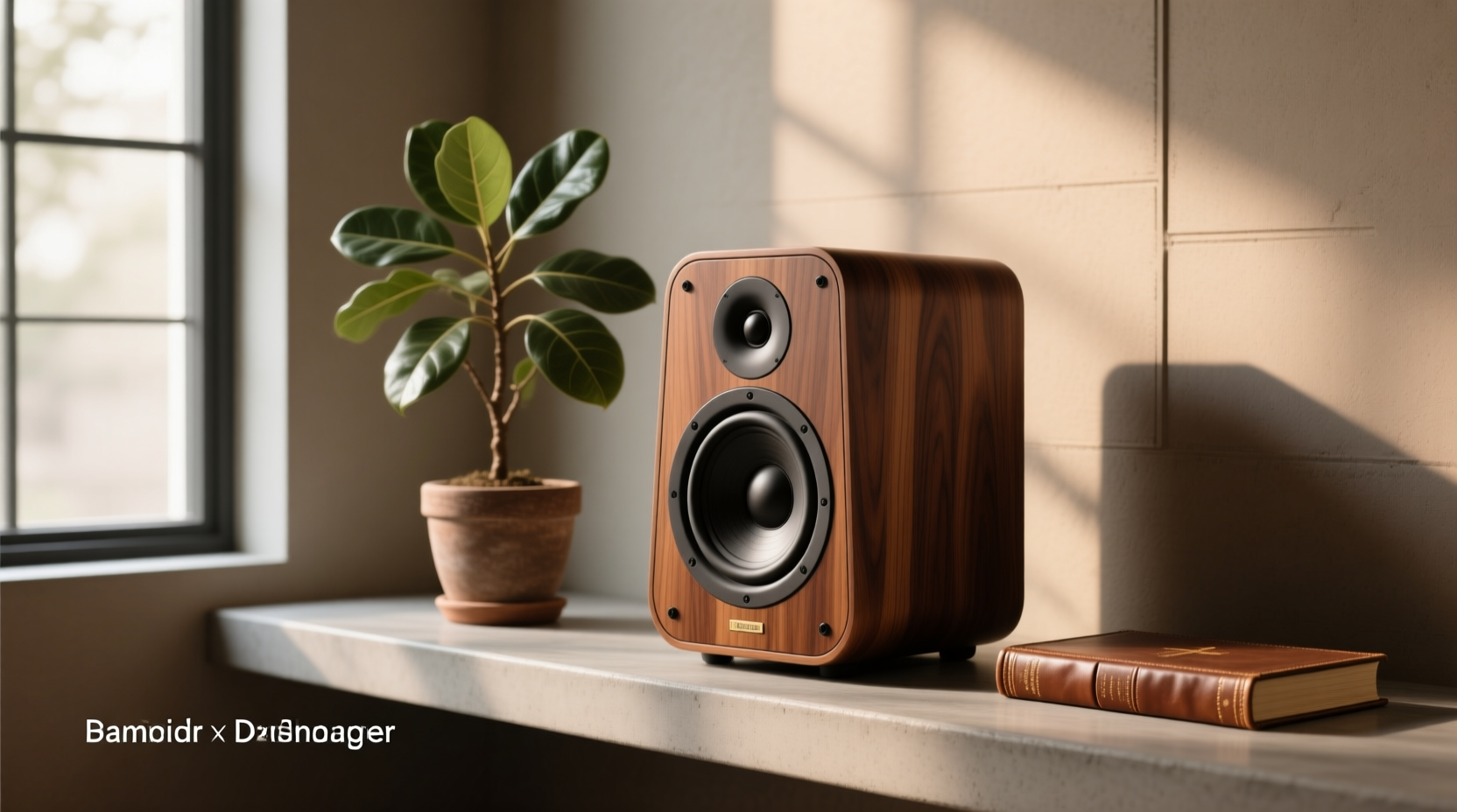 wooden speakers