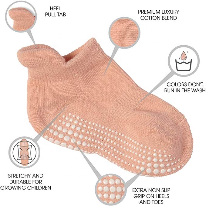 Baby Toddler Infant Newborn Kids Boys Girls Non Slip/Anti kids Socks Kids grip socks