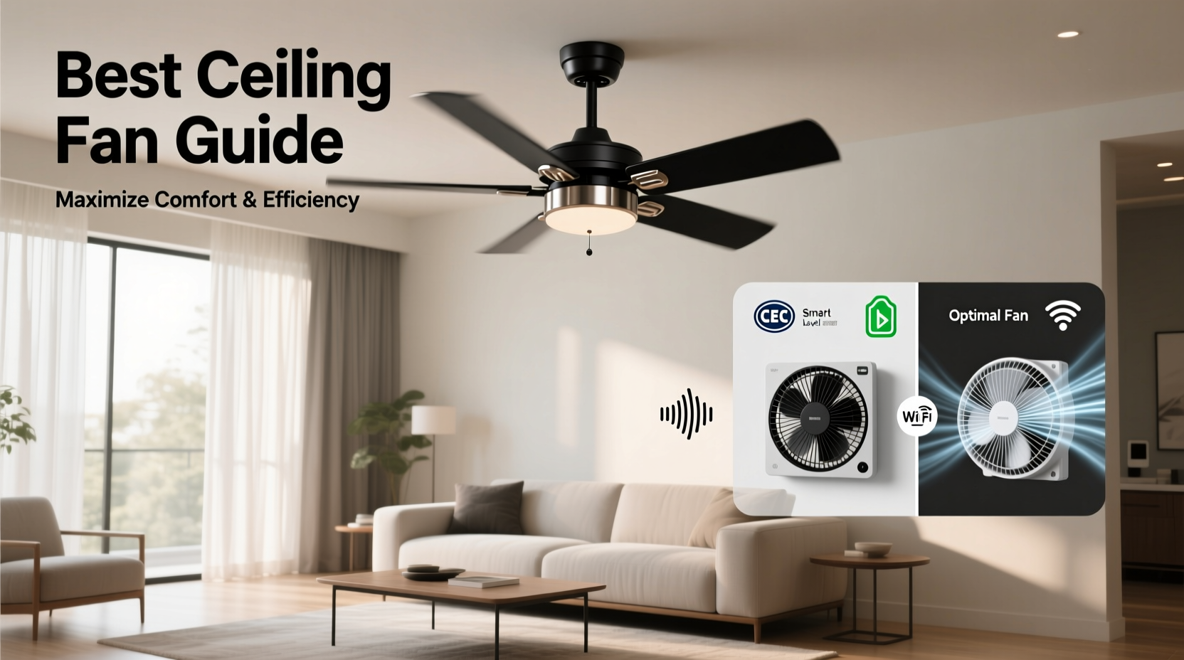 guide to choosing the best ceiling fan for your home comfort