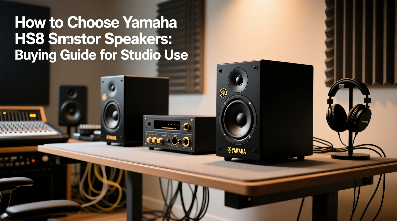 yamaha hs8 monitor speakers