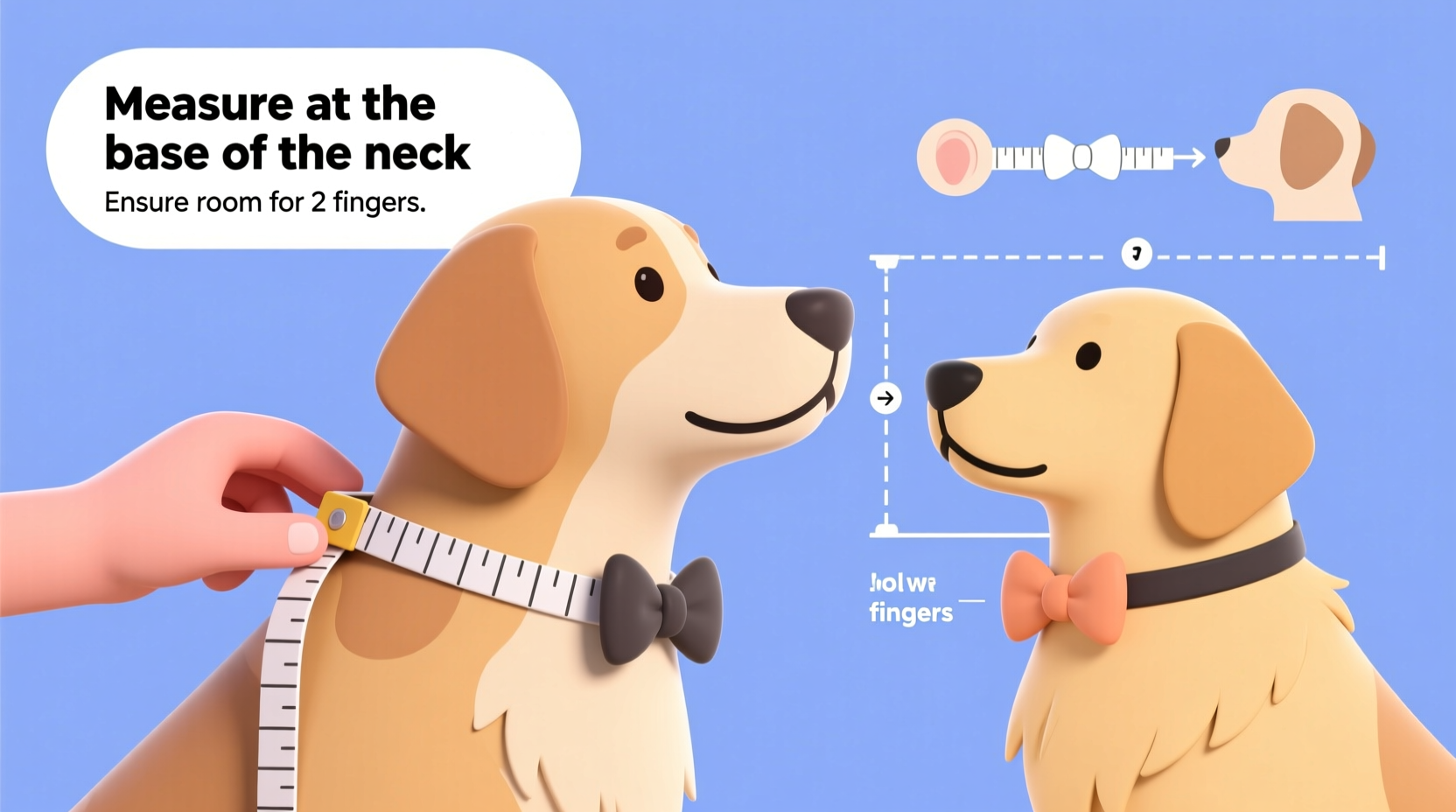 precise and comfortable how to measure your pets neck for the perfect bow tie collar