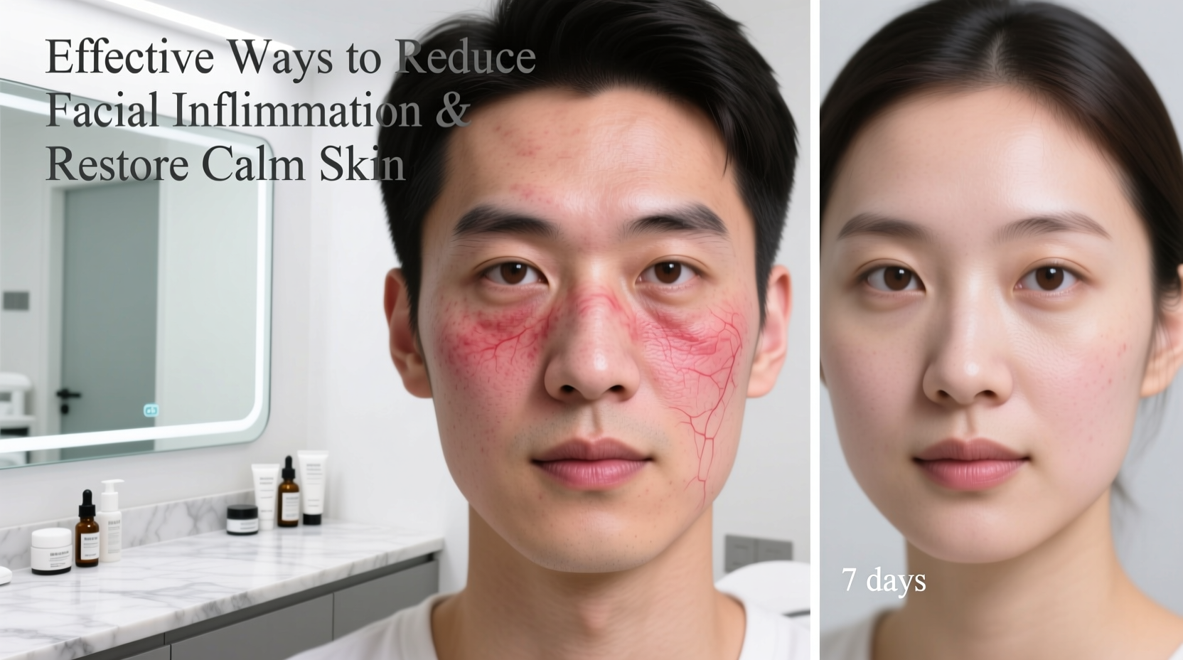 effective ways to reduce facial inflammation and restore a clear calm complexion