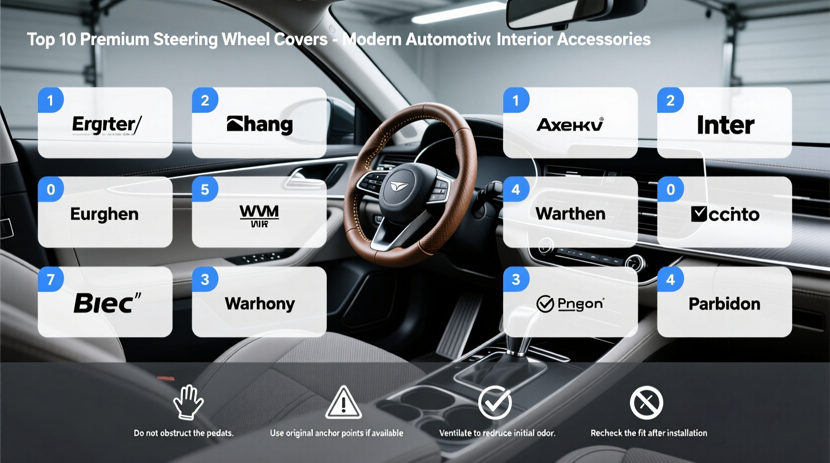 Top Ten Brands for Steering Wheel Covers: Buying Guide