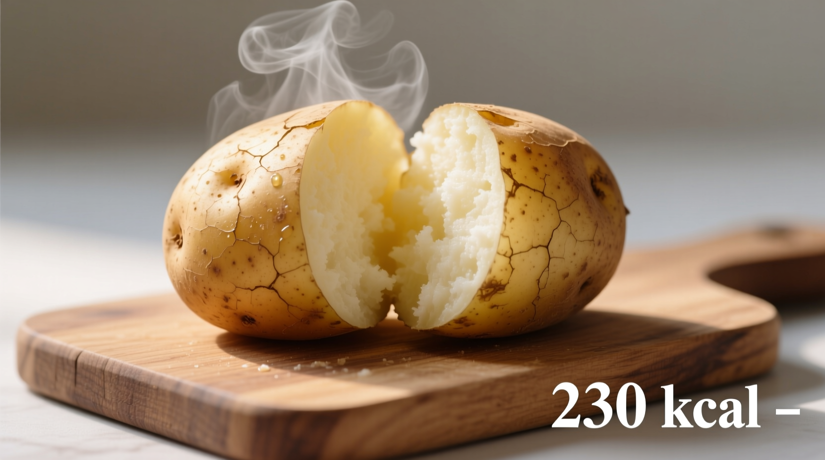 Plain Baked Potato Calories: 161 in Medium Serving