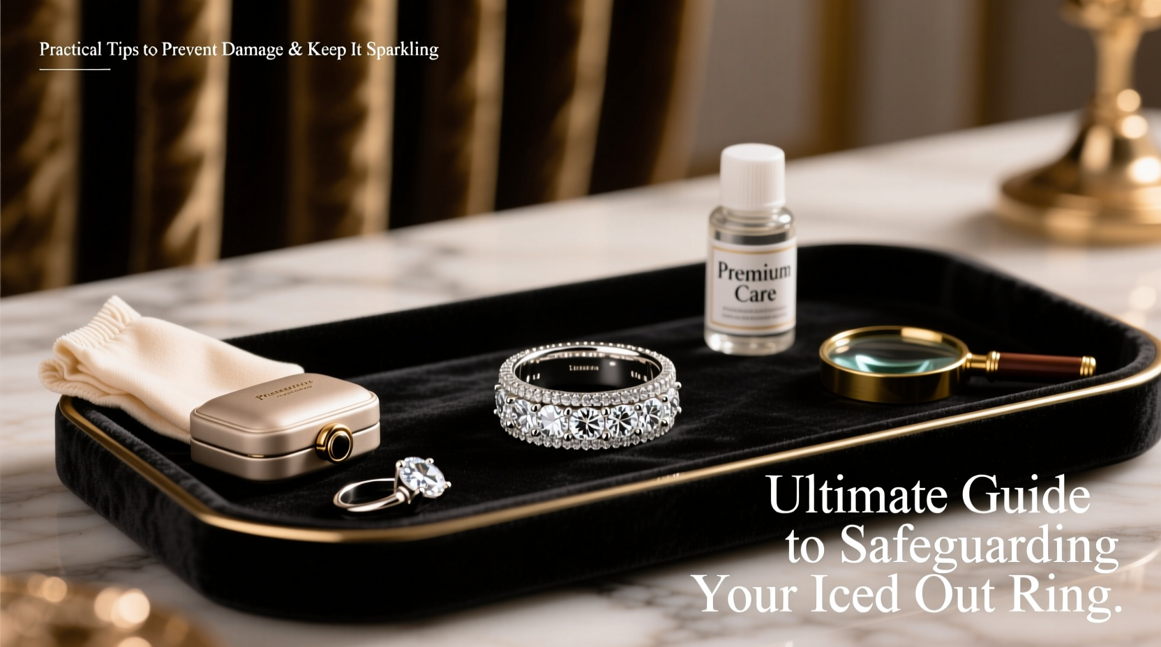 ultimate guide to safeguarding your iced out ring practical tips to prevent damage and keep it sparkling