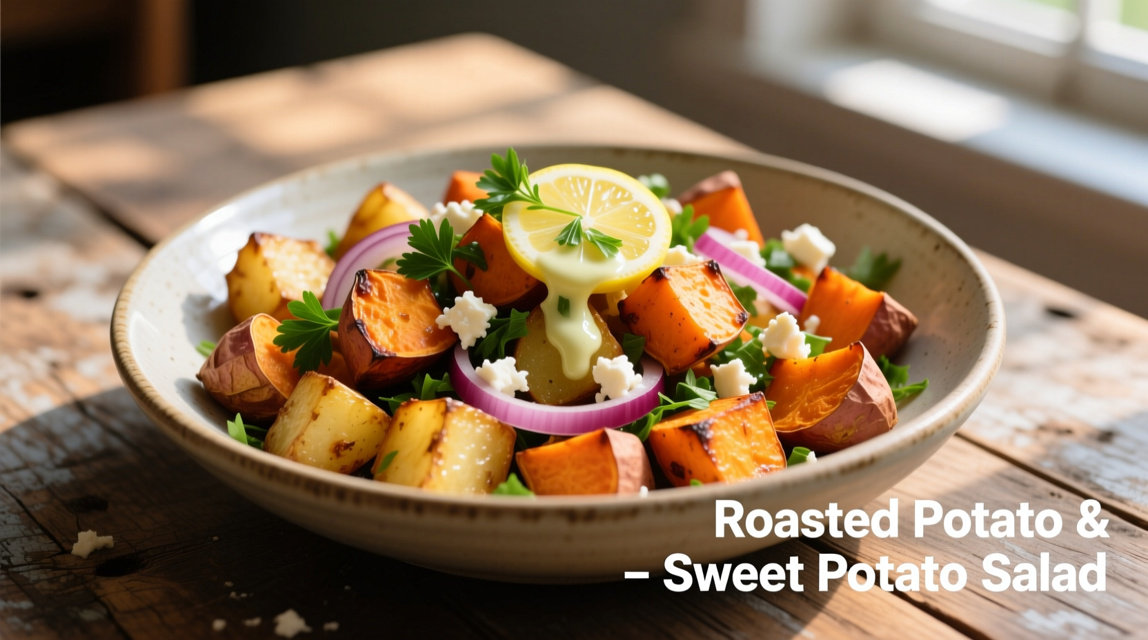 Perfect Roasted Potato & Sweet Potato Salad Recipe