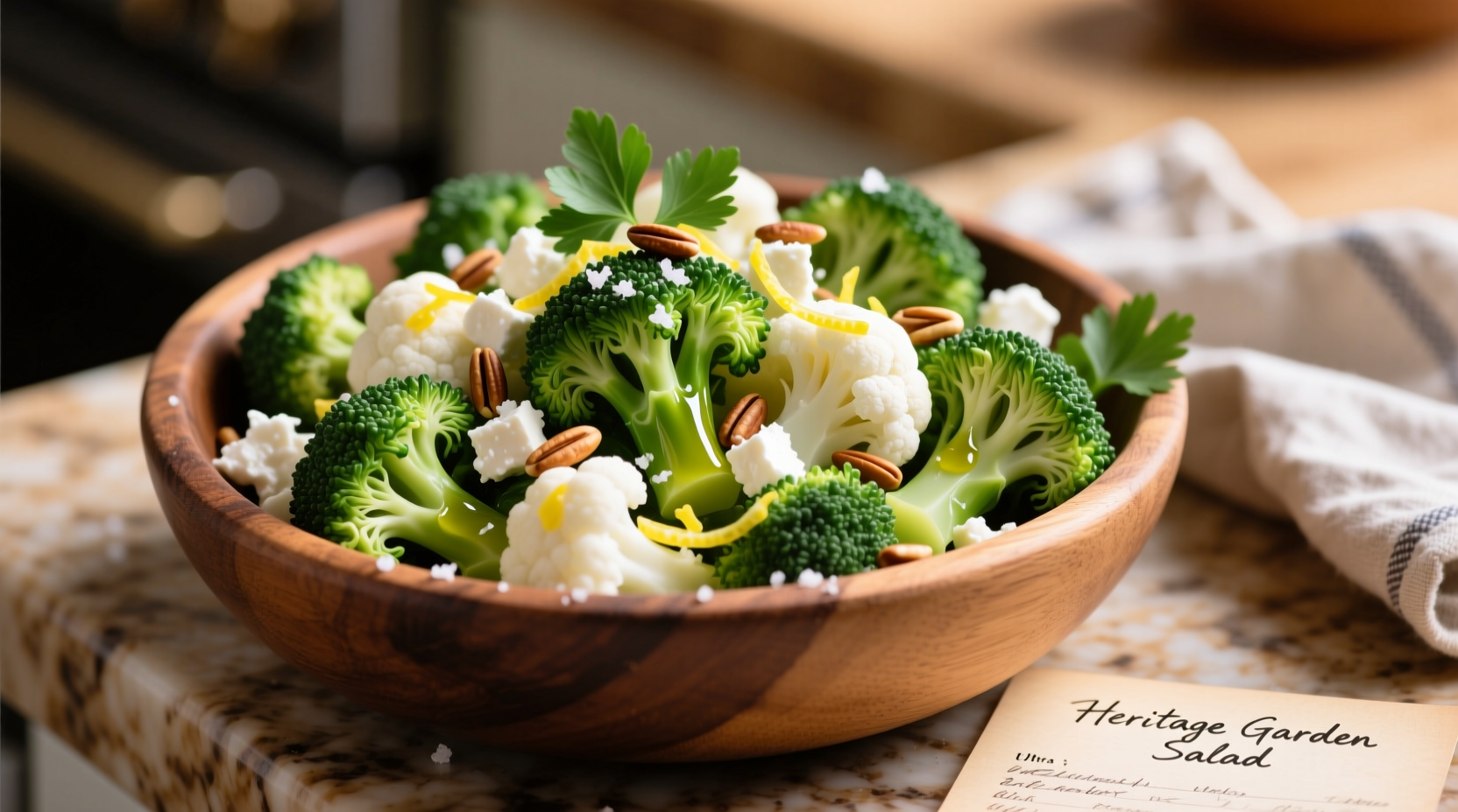 Easy Broccoli Cauliflower Salad Recipe in 20 Minutes