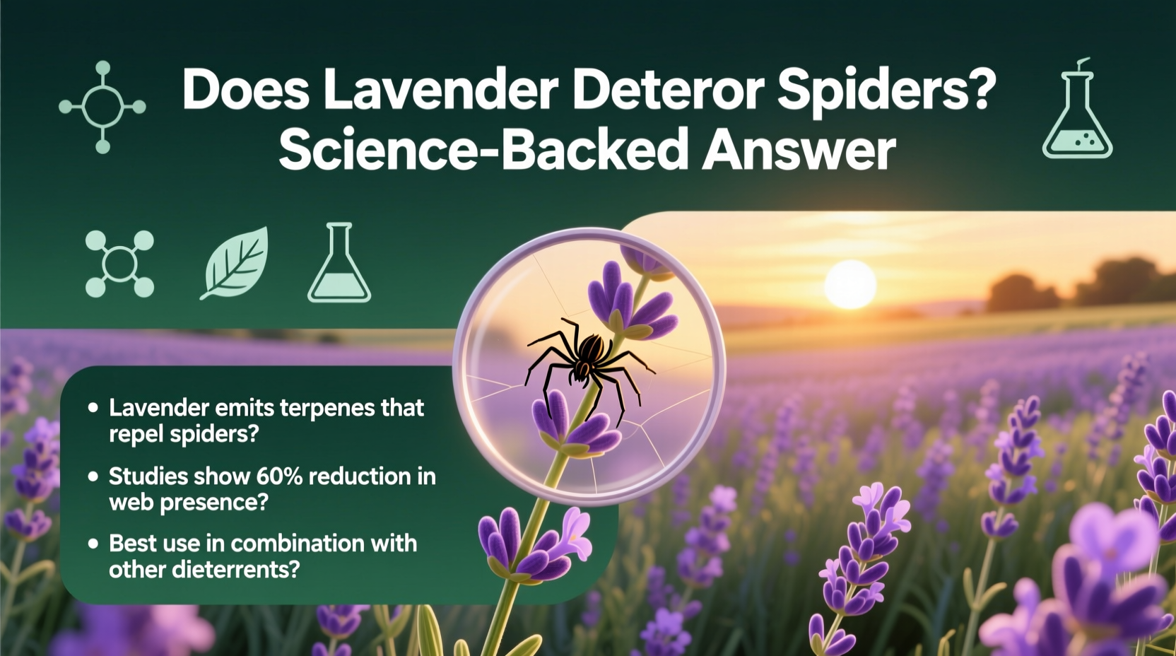 does lavender deter spiders