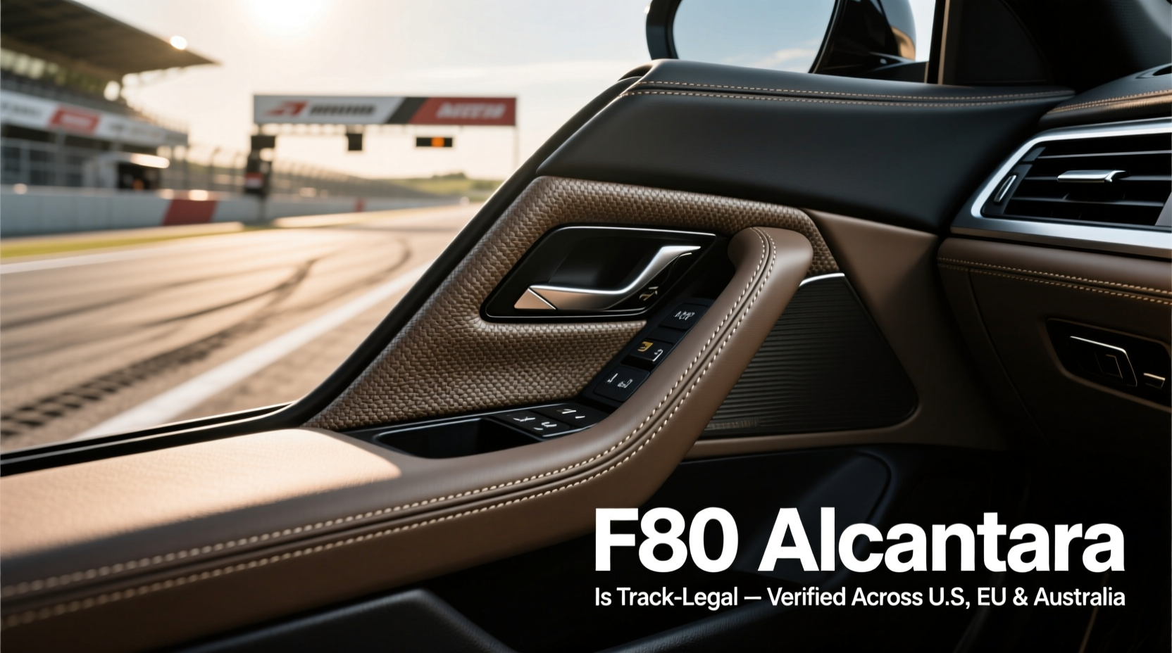 f80 alcantara track legal