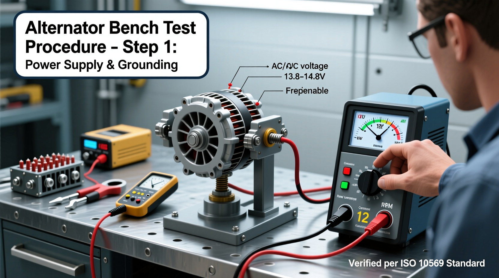 how to accurately bench test an alternator for reliable results