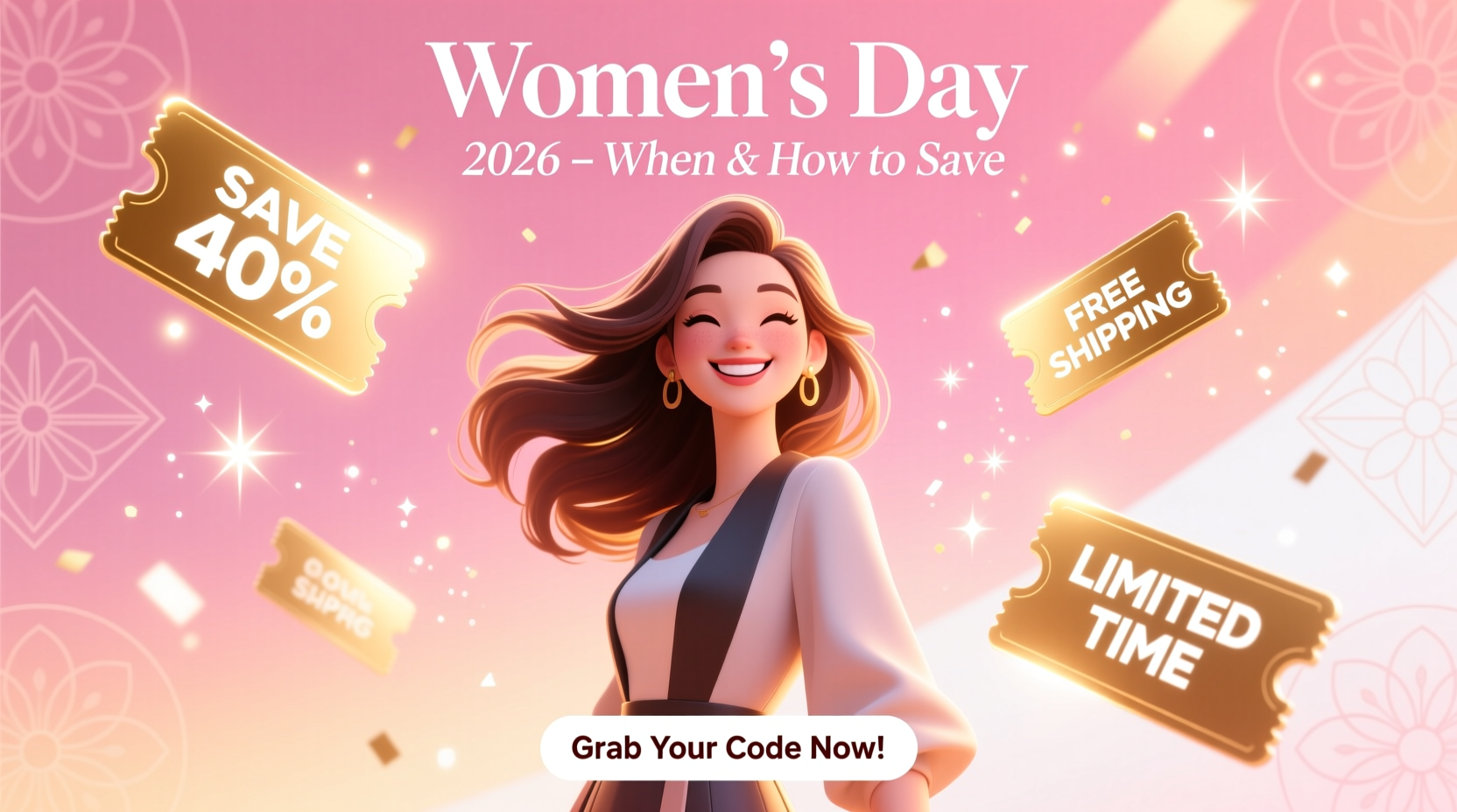 womens day discount code