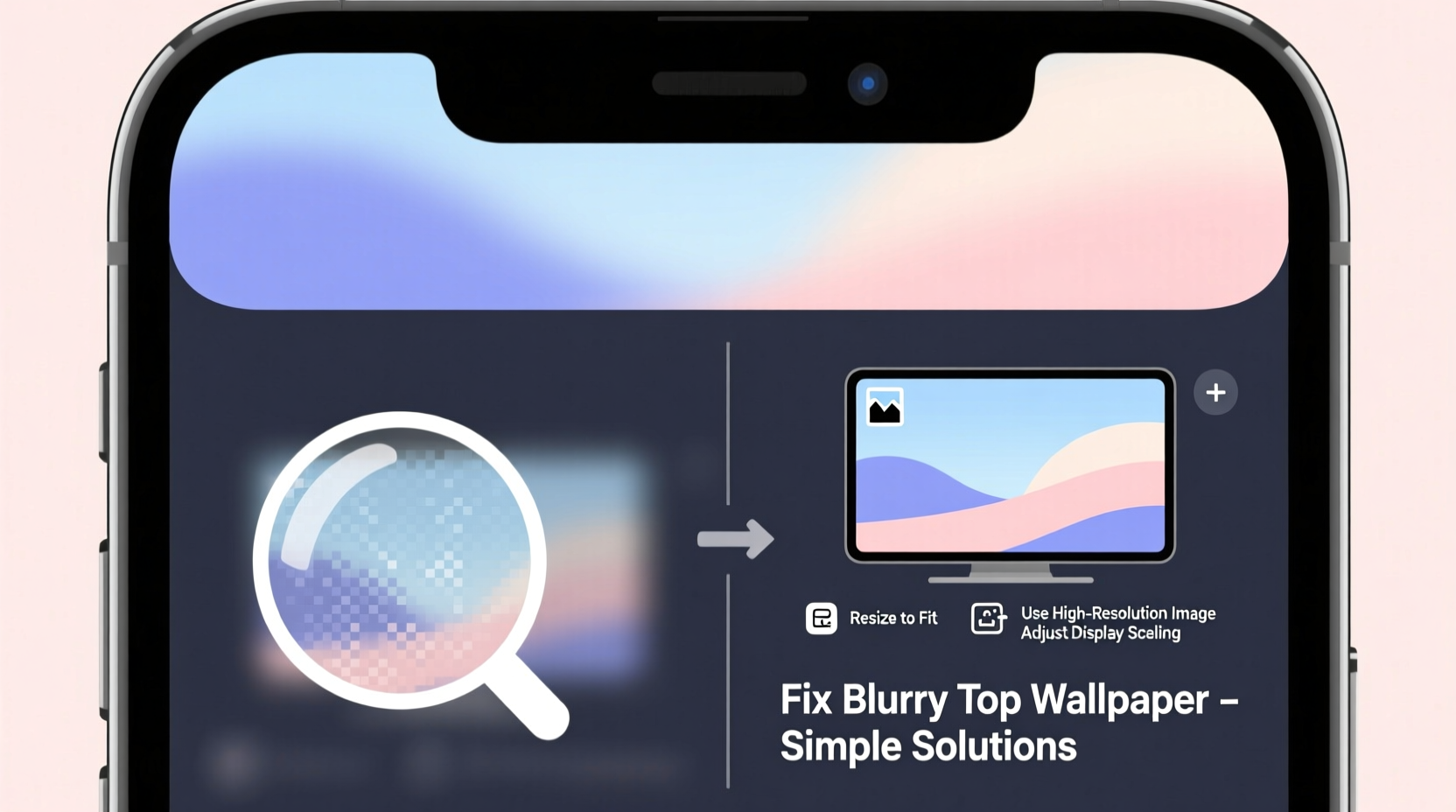 wallpaper blurry at the top causes and simple fixes